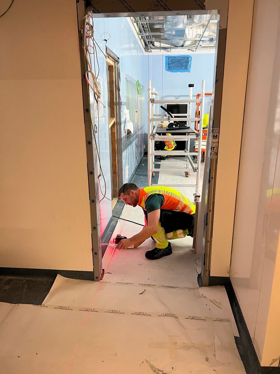 Work at the hospital