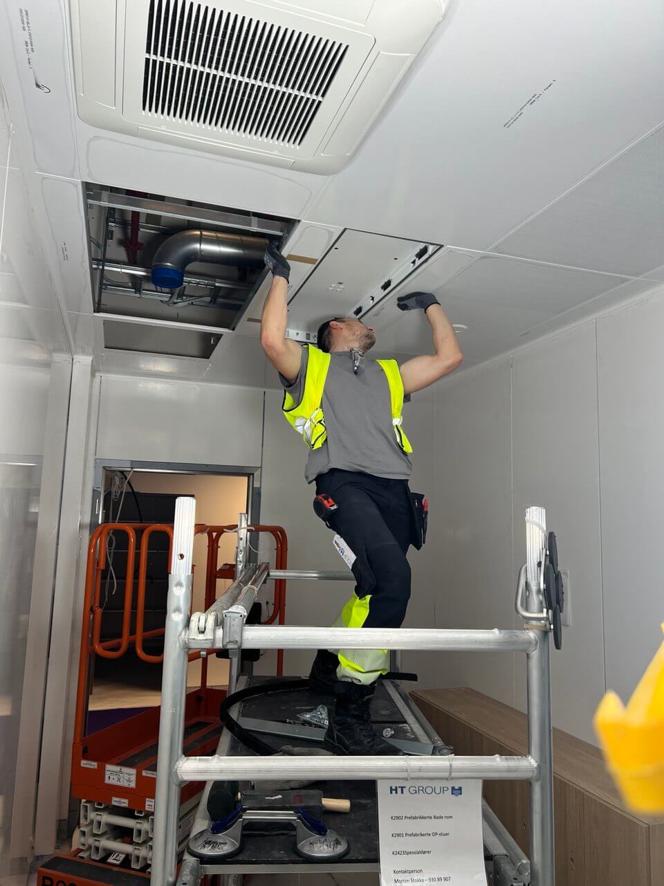 Work at the hospital