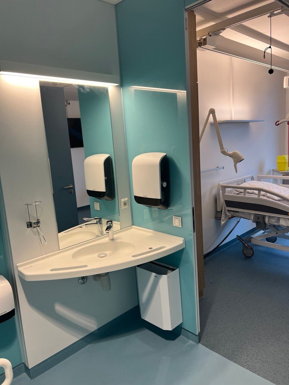 Work at the hospital