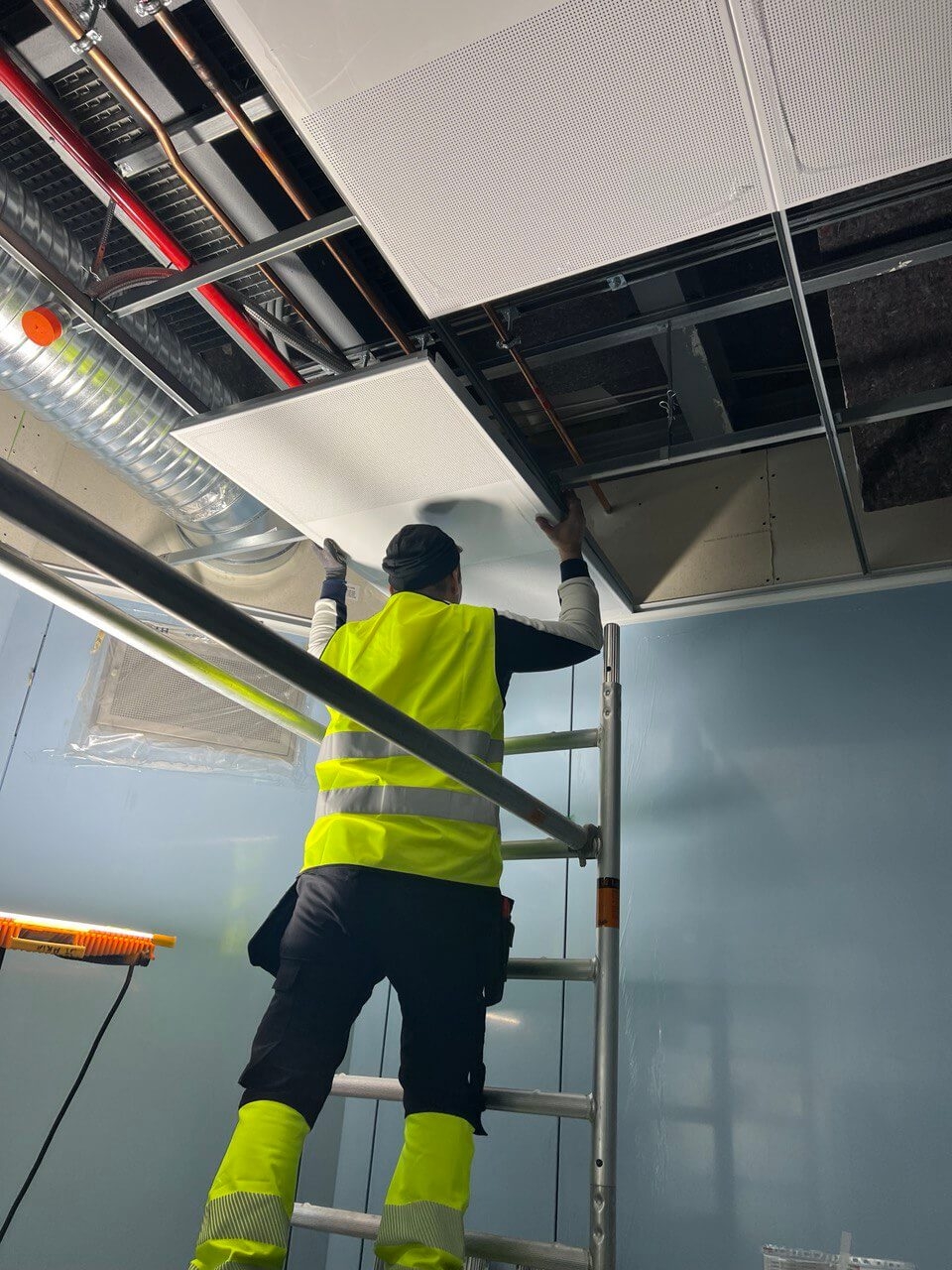 Work at the hospital